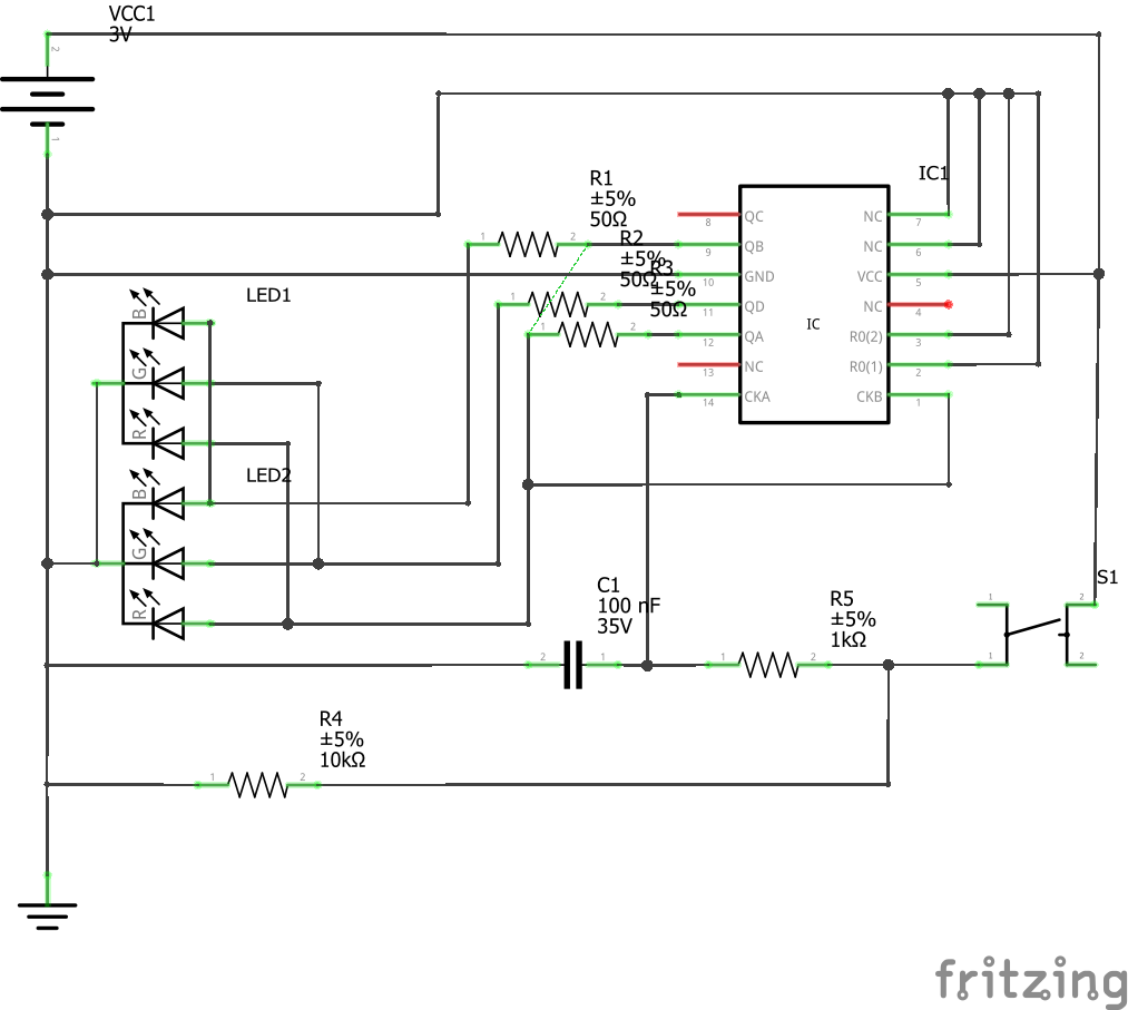 Remote electrical schematic.